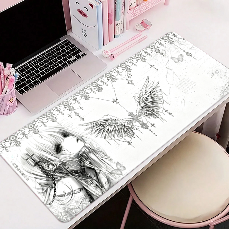 Tapis de souris en cuir noir e - Gaming Accessories Aesthetic avis et prix